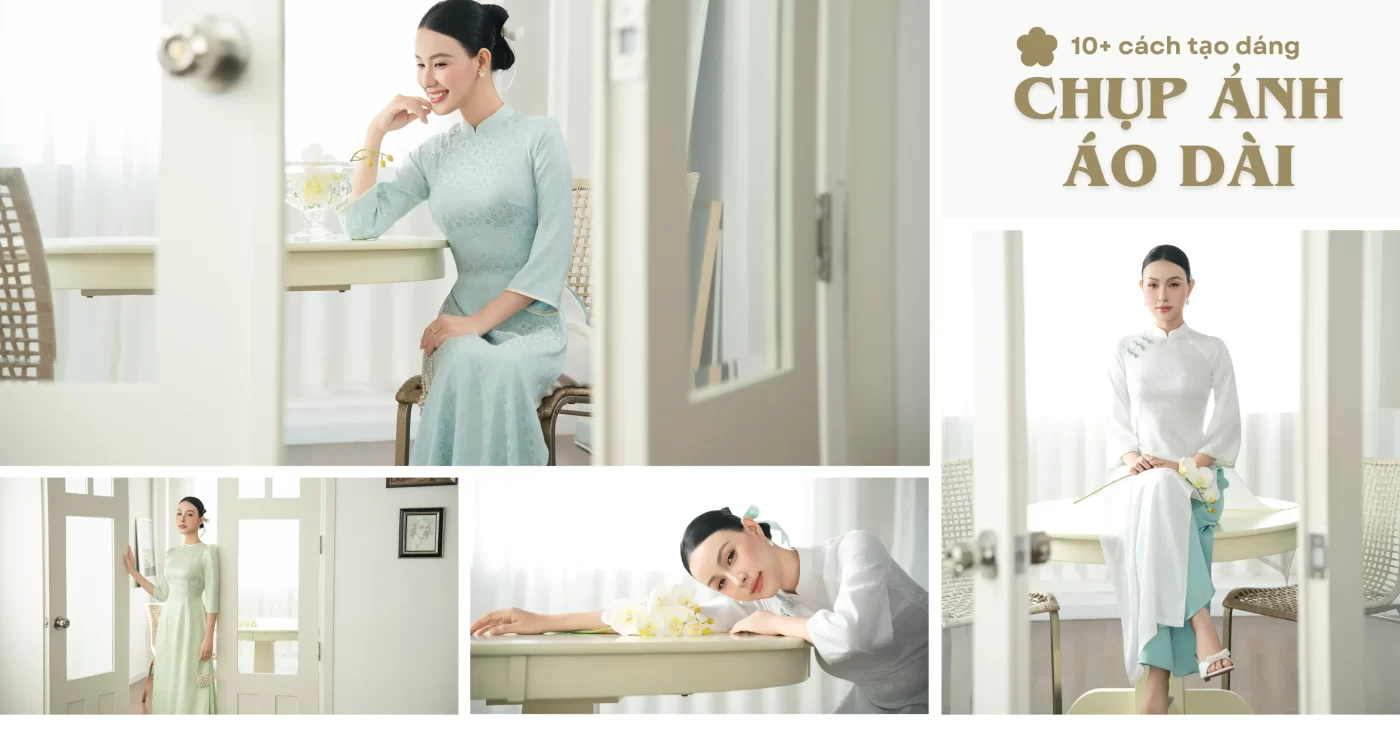 Cách tạo dáng chụp ảnh áo dài đẹp và tự nhiên