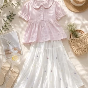 Áo babydoll sọc AO20180