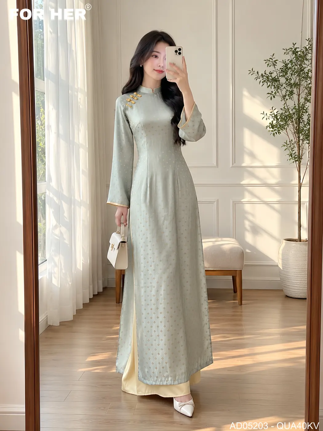 Áo dài Ngọc An bi AD05203