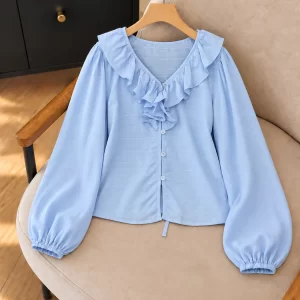Áo cổ bèo tay dài AO02232